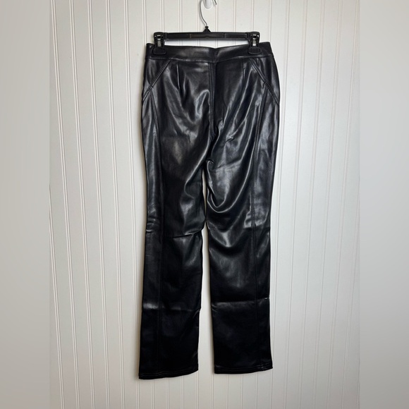 Urban Outfitters Silence & Noise Faux Leather Pants Black size 2 R4 - Picture 3 of 7